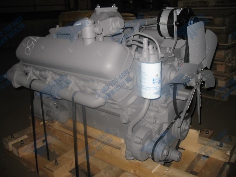 Картинка для Двигатель ЯМЗ 238КМ2 без КП со сцеплением 3 комплектации