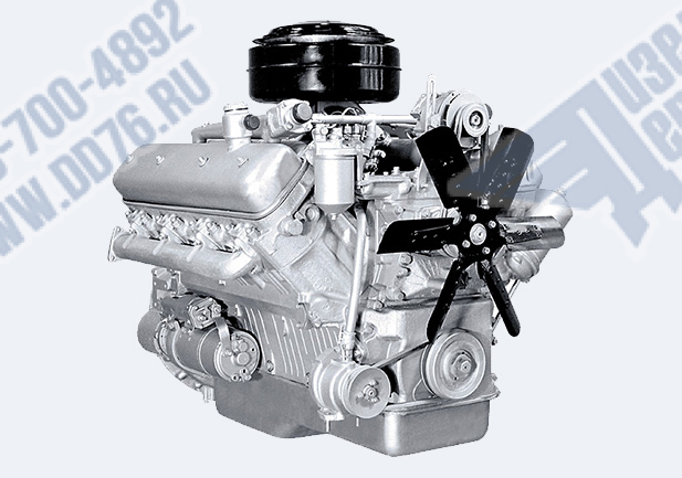 Картинка для Двигатель ЯМЗ 238М2 без КП сцепления 12 комплектации
